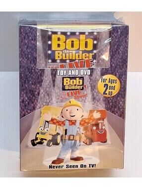 Bob the Builder: The Live Show Toy And DVD Brand New & Sealed